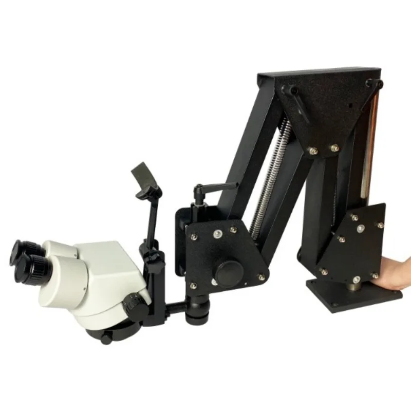 Stereo microscope Multi-angle spring bracket Jewelry micro-setting machine Stone setting microscope Diamond setting