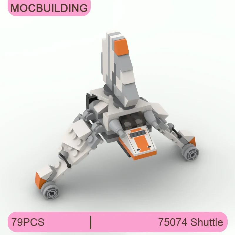 

Imperial Shuttle Model MOC Building Blocks DIY Assemble Bricks Space Collection Display Educational Xmas Toys Gifts 79PCS