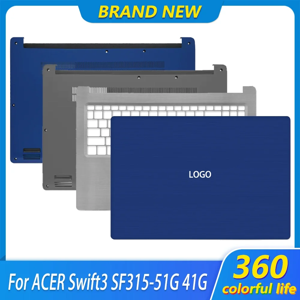

New Original Laptop Case For ACER Swift3 SF315-51G 41G N17P4 LCD Back Cover Palmrest Lower Bottom Case Upper Top Case Keyboard