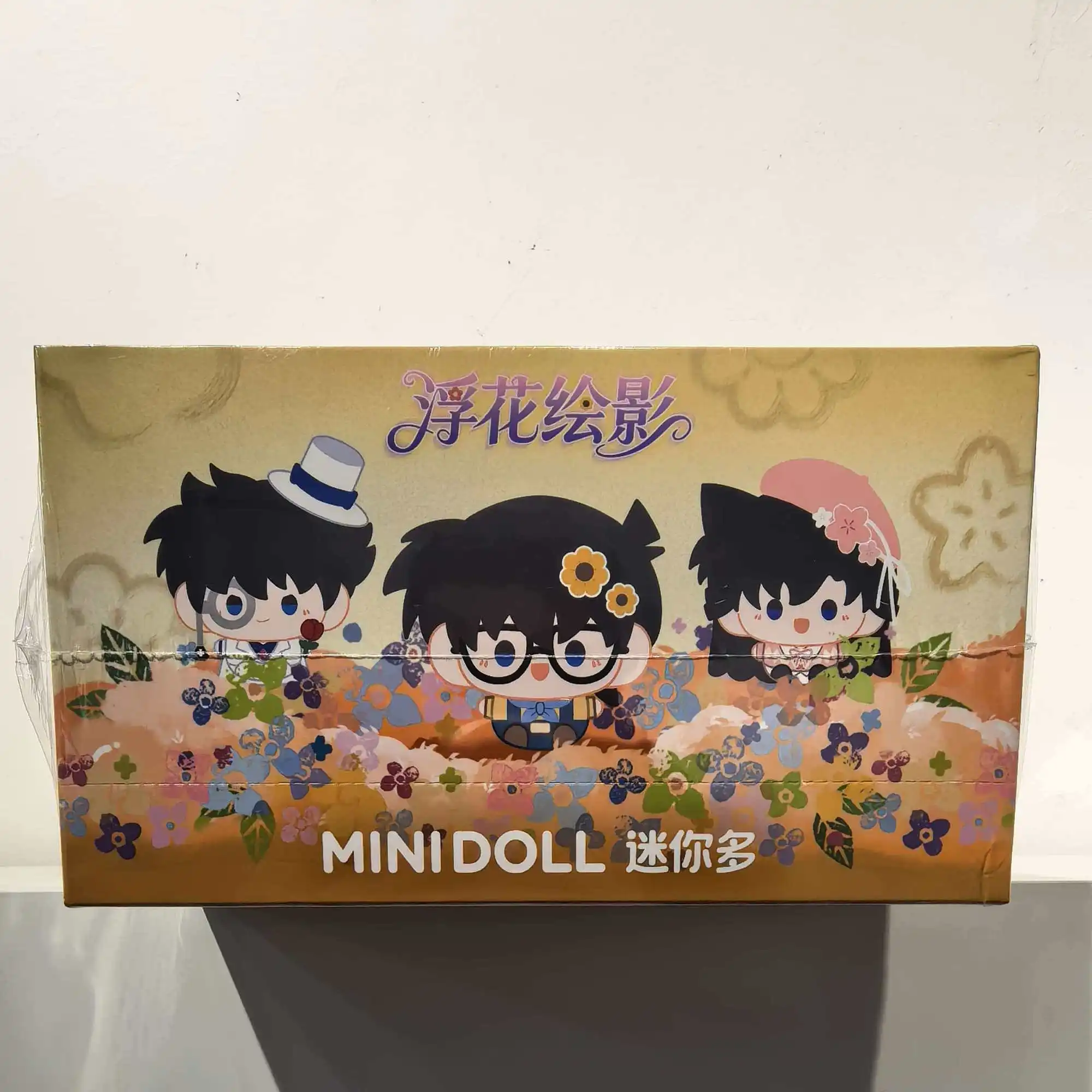 

In Stock Minidoll Detective Conan Floating Flowers And Shadows Series Pendant Blind Box Mystery Box Round Plump Doll Ornament