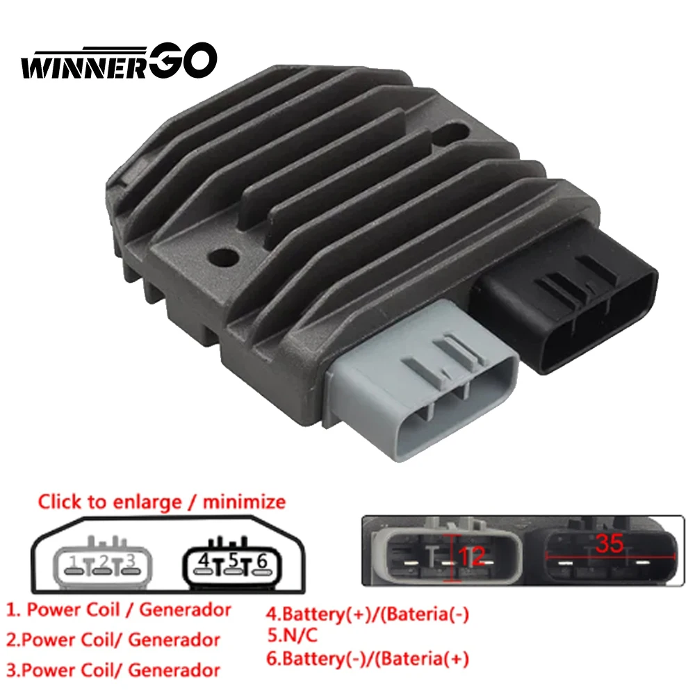 

For BMW Yamaha Honda Kawasaki Triumph Sea-doo Polaris Can-am CFMOTOR Motorcycle Voltage Regulator Rectifier 12V 4012941 T1300470