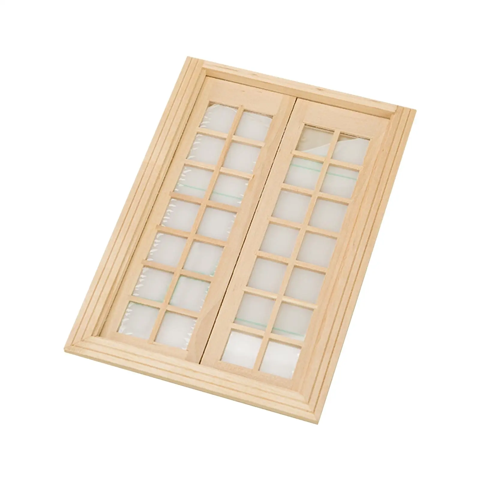 1/12 poppenhuis raam woondecoratie accessoires miniatuur scène model 1:12 miniatuur raam voor keuken slaapkamer studie decor