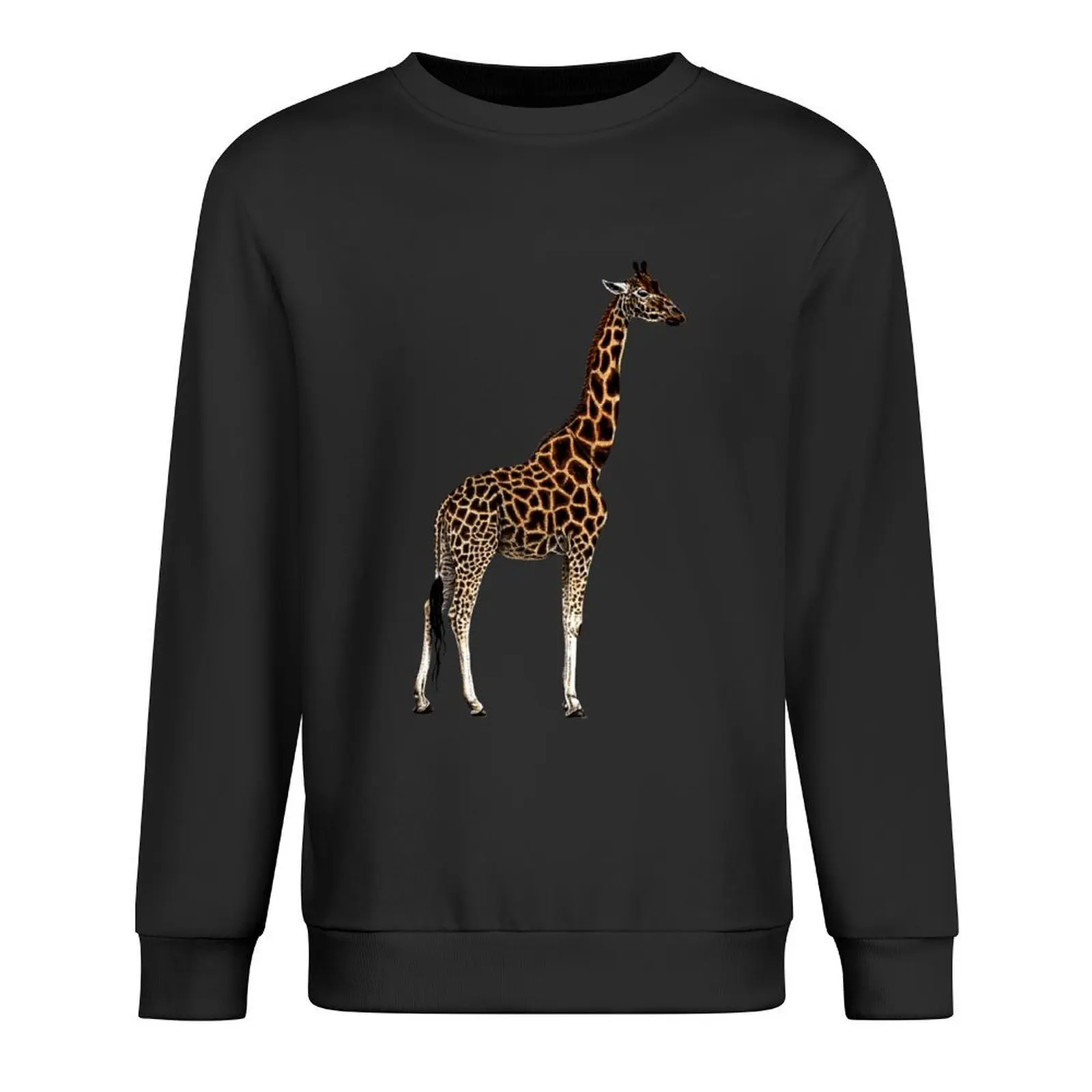 

Giraffe colour drawing Pullover mens clothes men's sweat-shirt set tracksuit men's sweat-shirt sweatshirt male