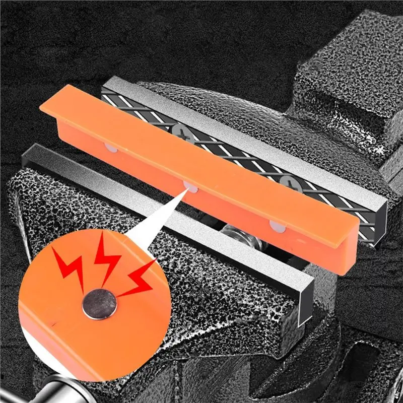 BMBY-Jaws Included 2 Pairs Of 6 Inch Magnetic Vise With Nylon Pads For Woodworking And Jewelry Making