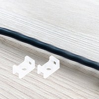 100pcs Tie Saddle Type Heavy Duty Adhesive Wire Organizer Clips For Home Office Cable Holders Zip Tie Mount Saddle Mount Base