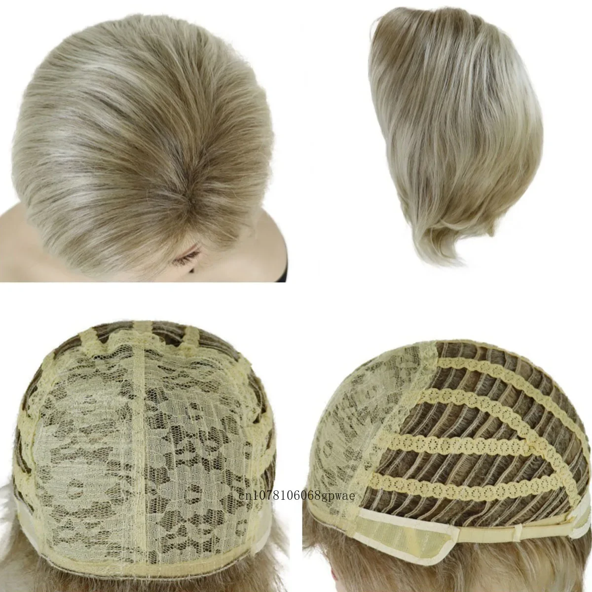 Натуральный синтетический короткий парик боб для женщин, женские мягкие прямые светлые парики с боковой челкой, женские искусственные волосы, повседневный костюм для вечеринки