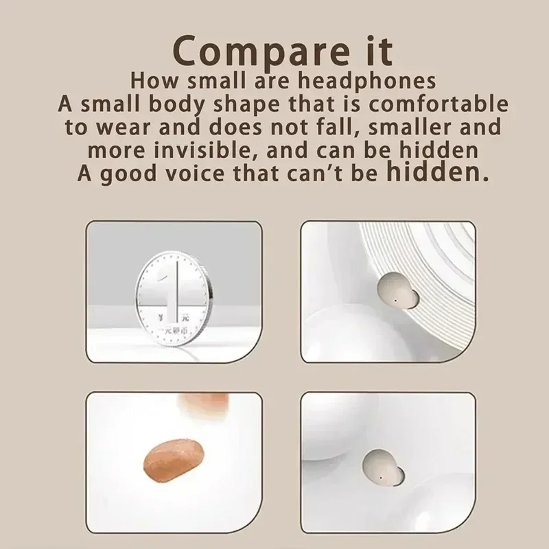 Słuchawki bezprzewodowe Xiaomi SK19 Bluetooth 5.3 Mini Niewidoczne Słuchawki TWS HIFI Stereo Biurowe Słuchawki Redukujące Szumy