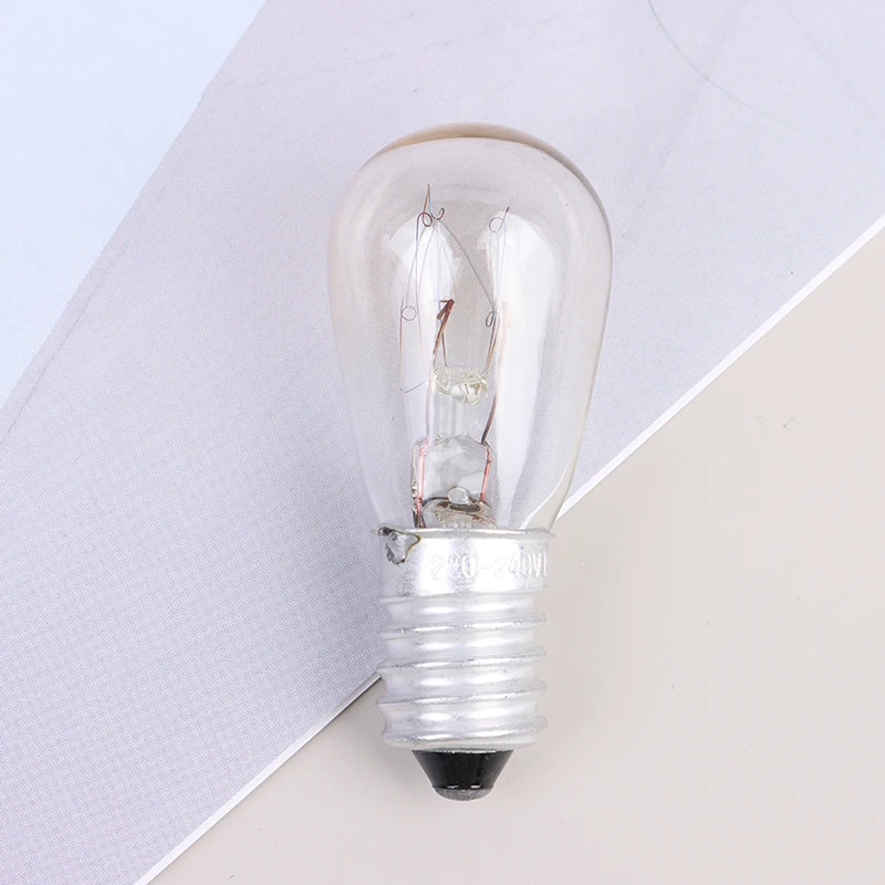 1Pc 10/15/20/25W E14 Oven Light Bulb Halogen Oven Refrigerator Lamp High Temperature Resistant Safe Dryer Microwave Light Bulb