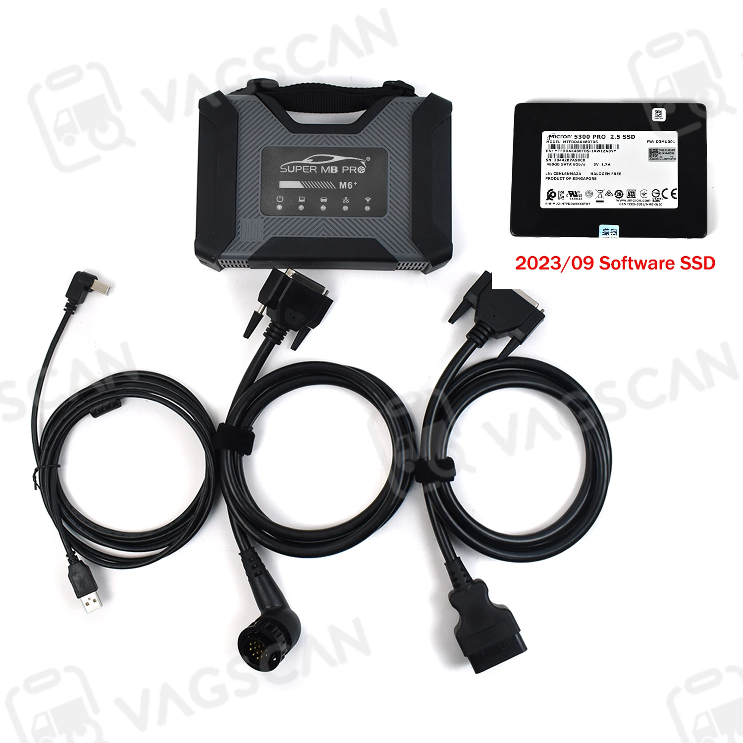 For MB STAR C6 Wireless Star Diagnosis Tool SUPER MB PRO M6 M6+ Multiplexer Diagnostic Tool