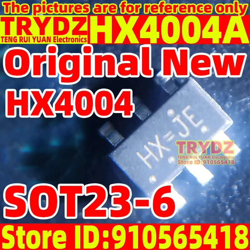 100-10pcs Original New HX4004 HX4004A HX4004A-MFC HX4004-MFC SOT23-6 For sensorless boost IC
