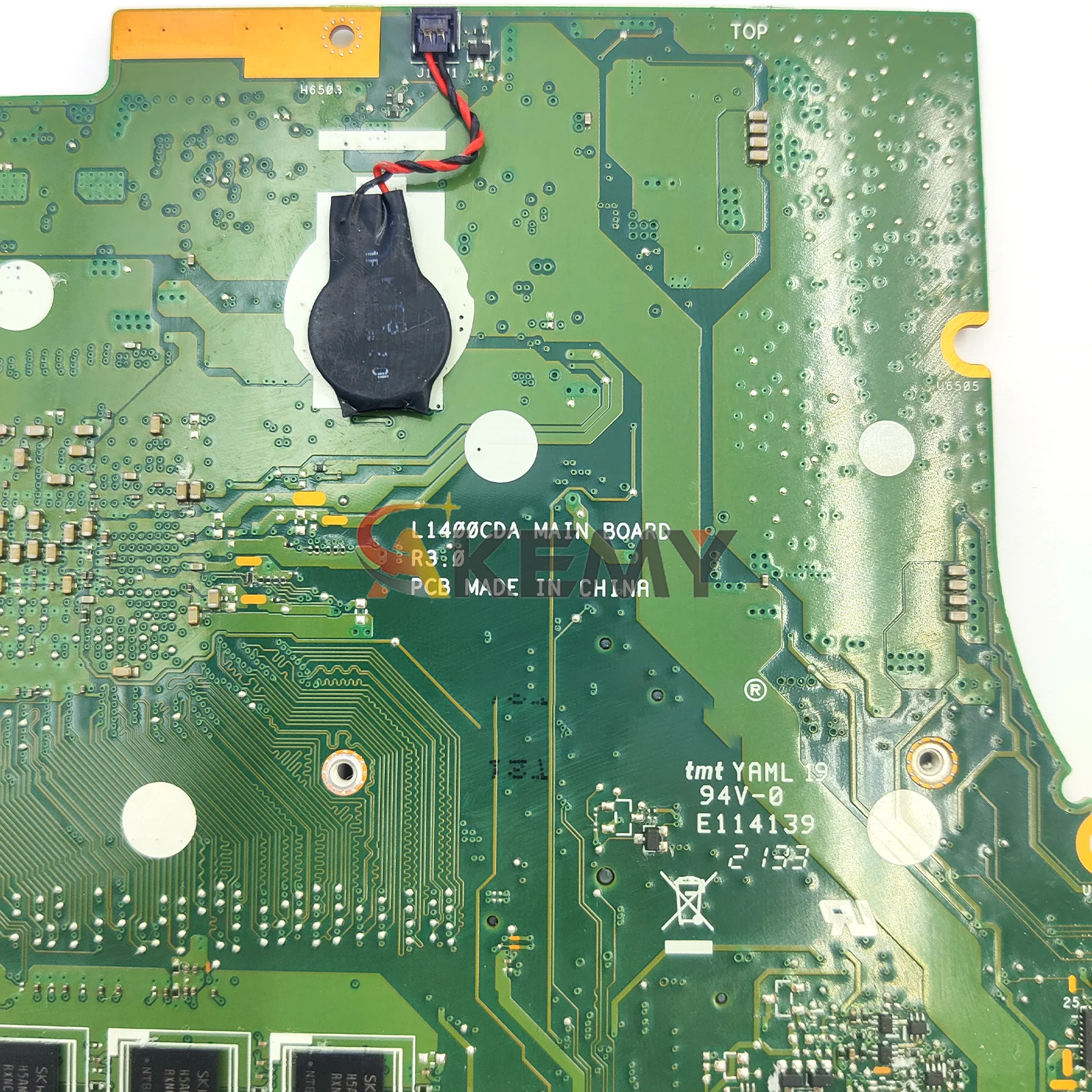 L1500CDAY Motherboard Laptop untuk ASUS VivoBook L1500CCDA L1500CD L1500CCDAY Mainboard Notebook dengan R3 R5 R7 CPU 113% Tes OK