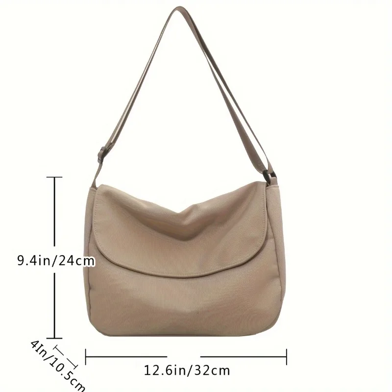 Stilvolle Damen Hobo Schulter-Umhängetasche, Geräumige Klapptasche mit Verstellbarem Riemen, Ideal für den Täglichen Arbeitsweg – Detail 10