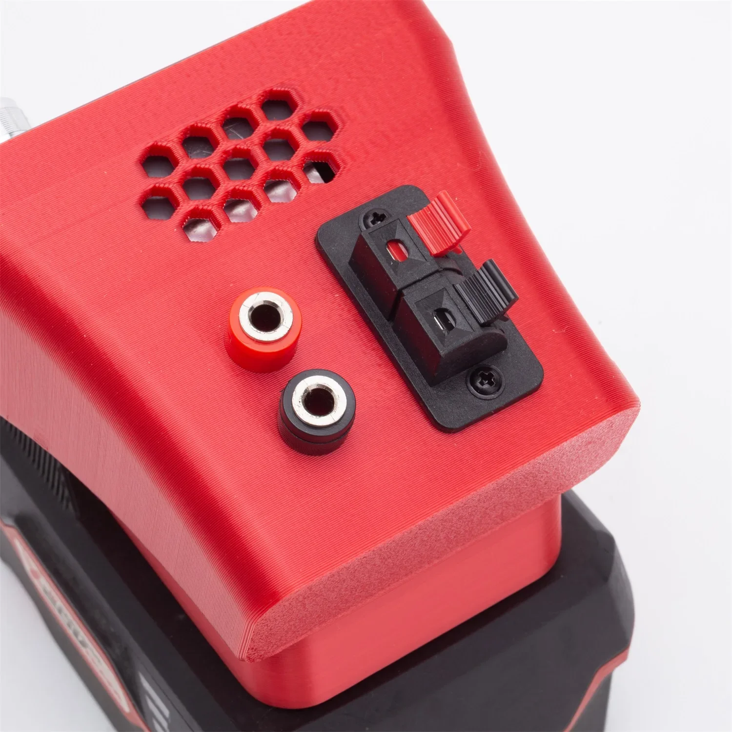 Imagem -02 - Portátil Cnc Ajustável Power Supply Buck Boost Converter para Parkside X20v Team Bateria de Lítio dc Voltagem Estável ao ar Livre