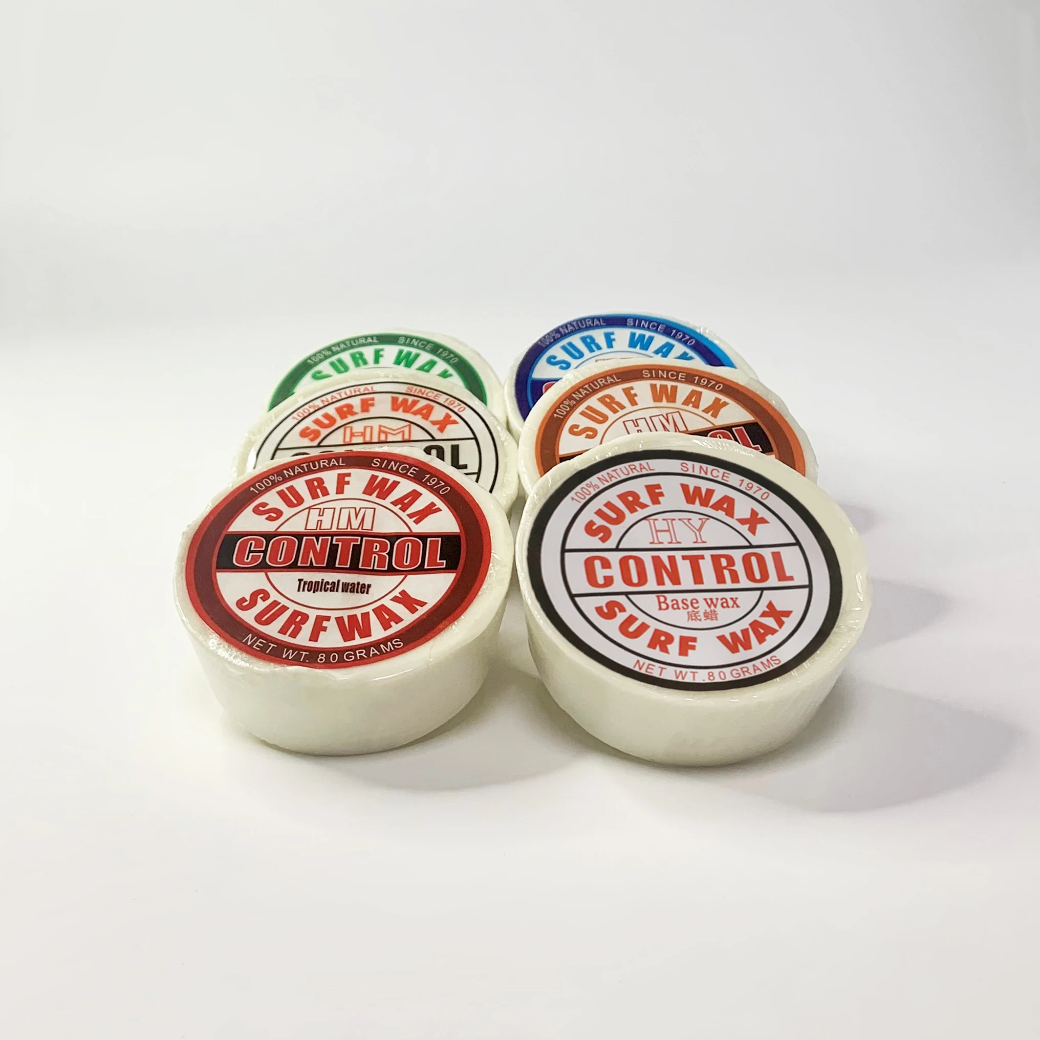 Surfing Surfboard Wax Anti-Slip Warm/Tropical Water Surfboard Wax Original/Cold Water Skimboard Skateboard Waxes 80G