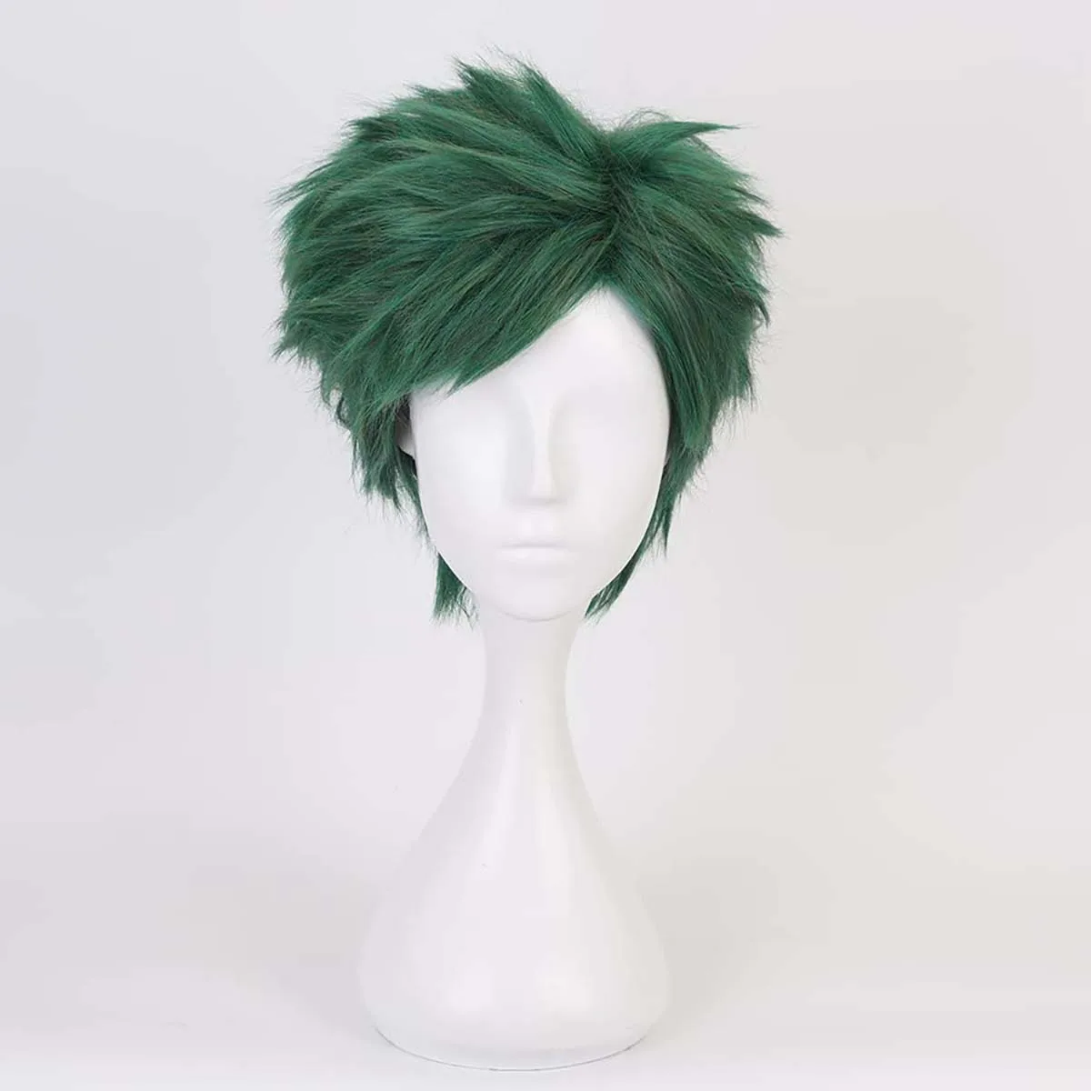 Halloween Christmas Comic Men Twisted-Wonderland Trey Clover Short Green Cosplay Wig