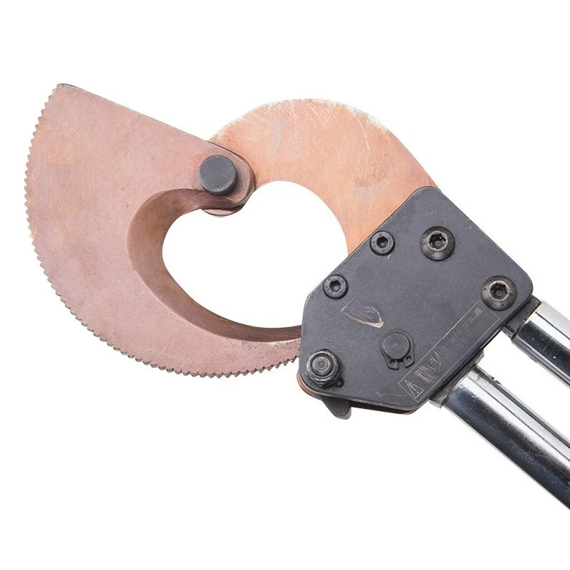 Ratchet Cable Scissors J40/52/75/95 Manual Gear Steel Strand Cut Wire Clamp Copper Aluminum Cable