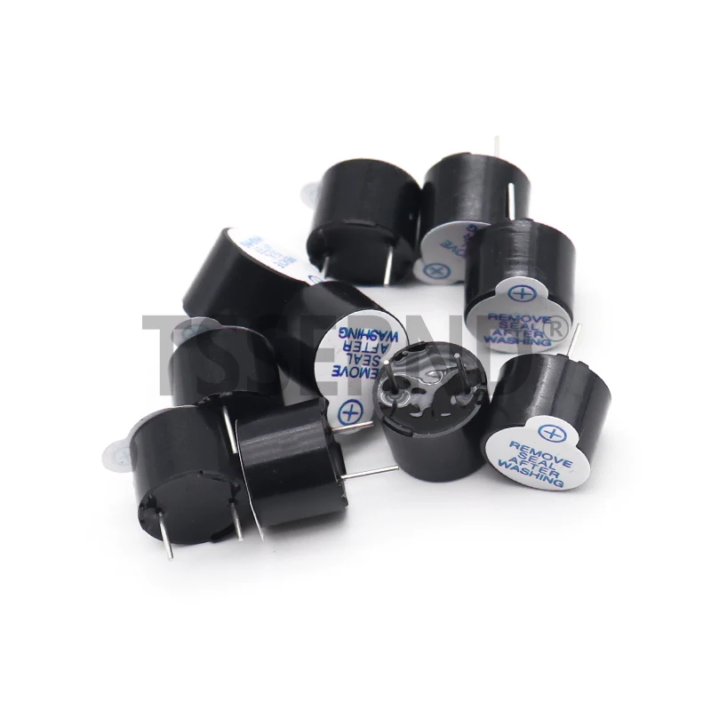 10Pcs 3V 5V 12V Active Buzzer 12095 Piezo Magnetic Long Continous Beep Tone Alarm Ringer 12085 Passive 16R Fit For Computers