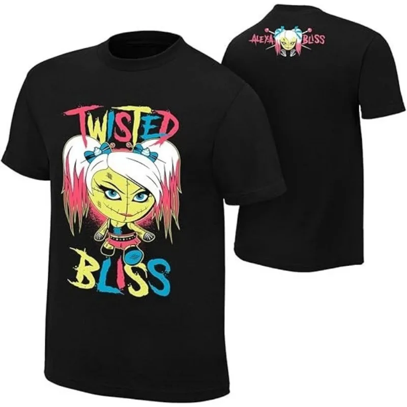 Alexa Bliss Merch 2026 T-shirt unisexe pour hommes, hauts à manches courtes, vêtements à la mode, hauts décontractés Y2K