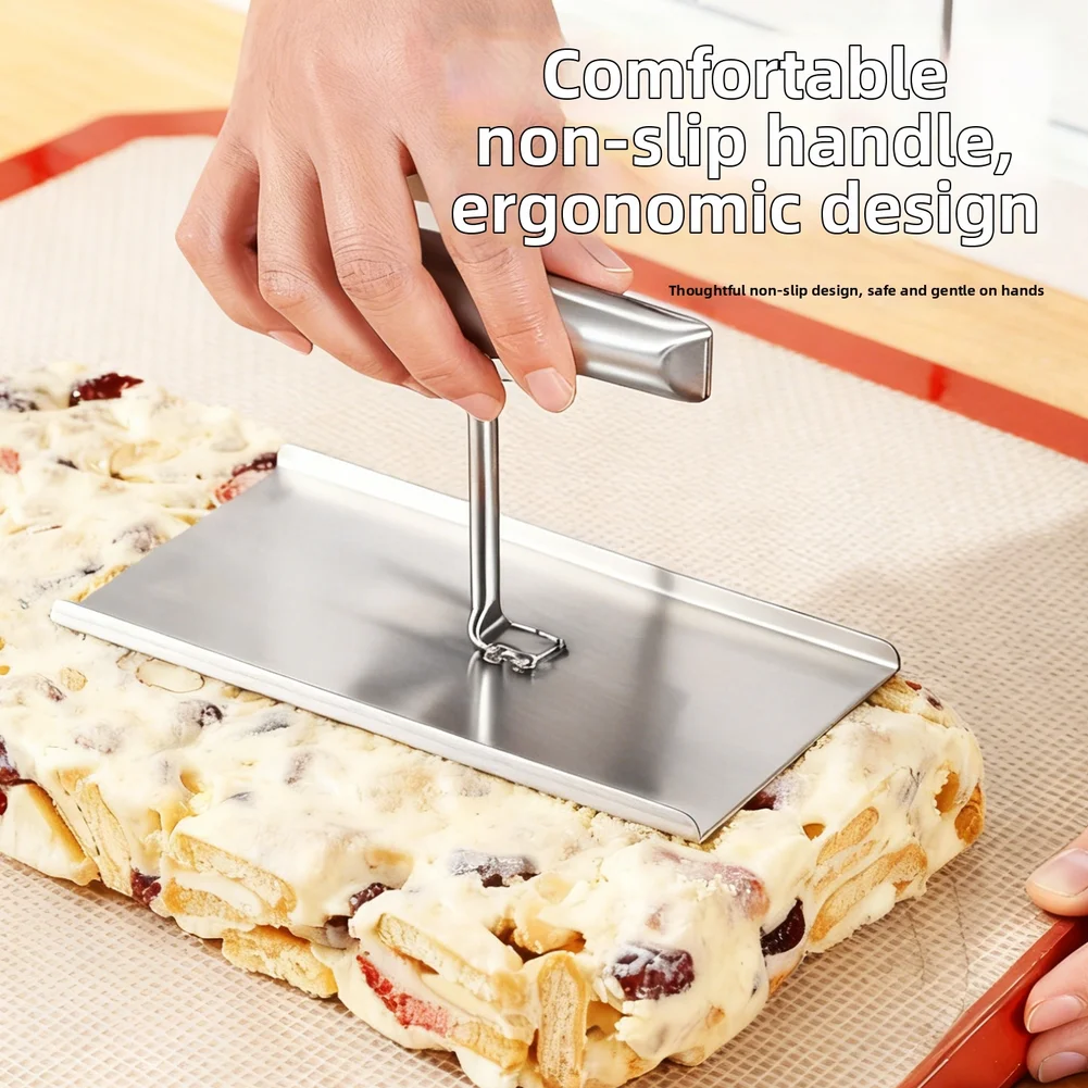 Multi-Functional Stainless Steel Press Flattener for Perfectly Shaped Snowflake Nougat Gelatin Cakes 430 Material