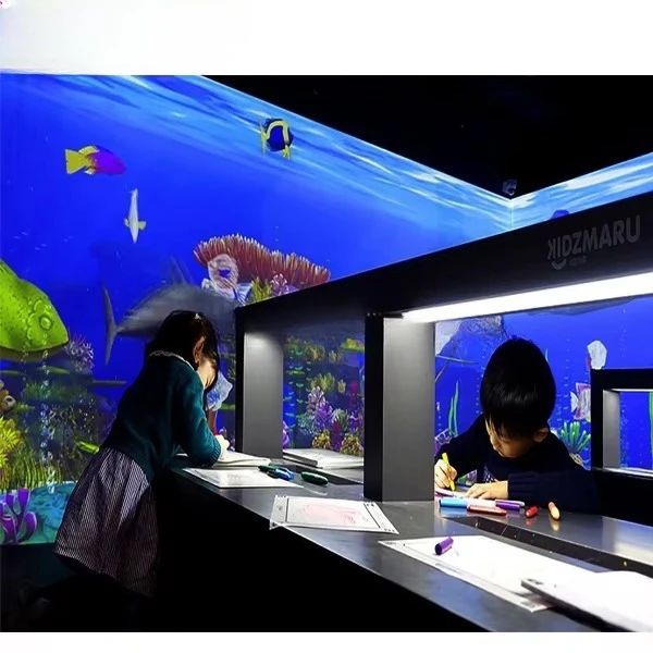 The Most Popular Interactive Wall Projection Virtual Drawing Games Equipment Theme Park for Sale