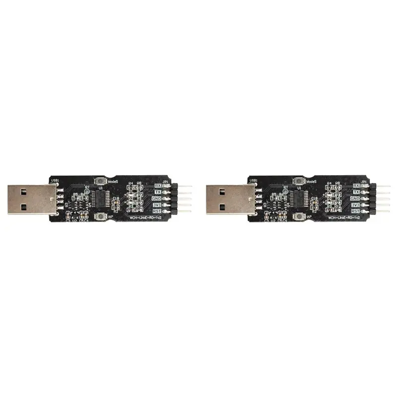 ABZZ-2X WCH Linke CH32V003 EVT MCU Download Debugger RISC-V Architecture MCU/SWD Interface Chip 1 Serial Port To USB
