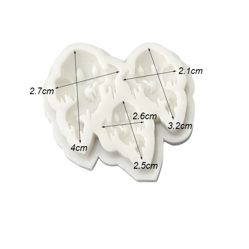 Halloween Ghost Silicone Cake Baking Mold Sugarcraft Chocolate Cupcake Resin Tools Fondant Decorating Tools