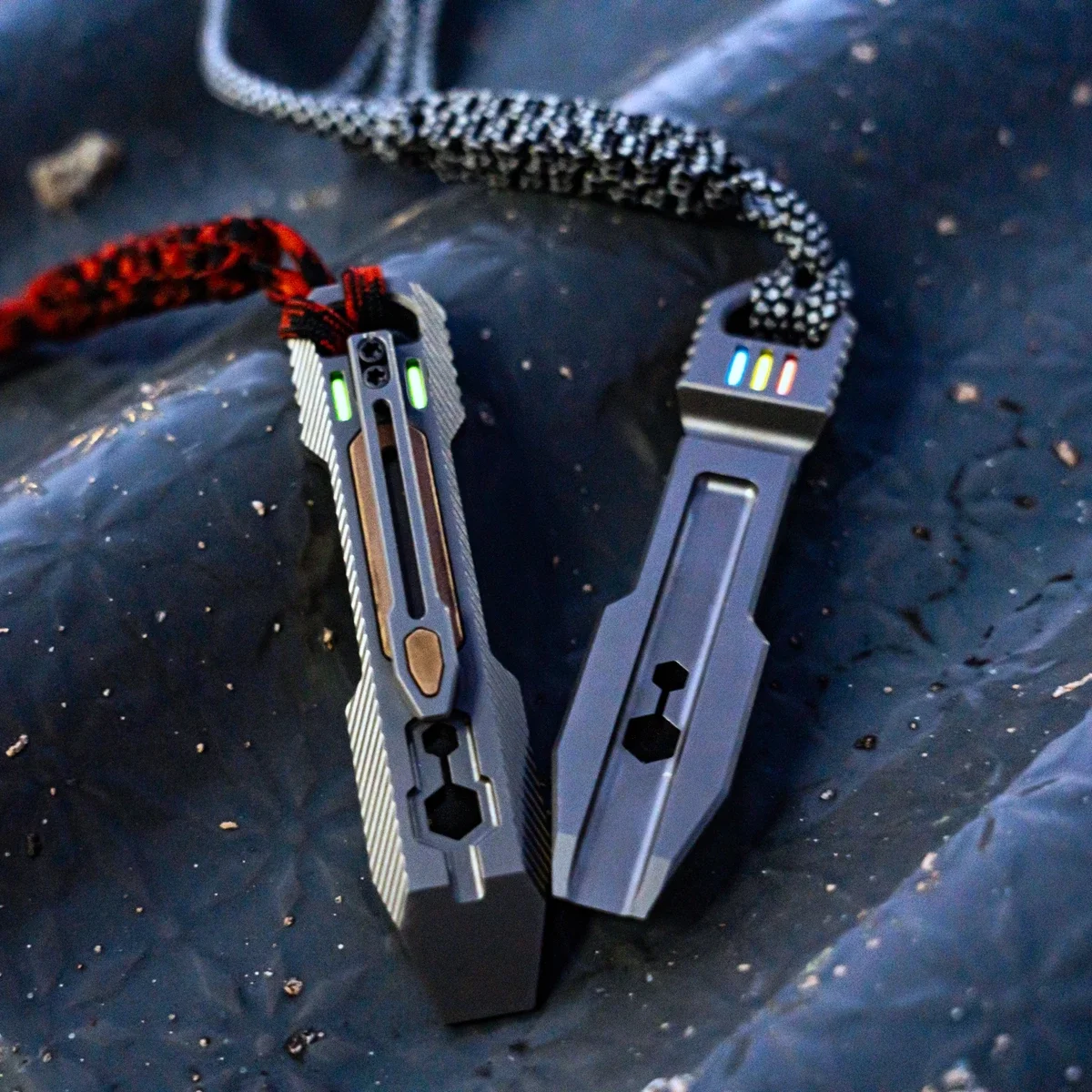 

EDC Titanium alloy Brass Crowbar Pry Bar tools Hand Outdoor Camping Gear EDC Multifunction Tools Gift Collection