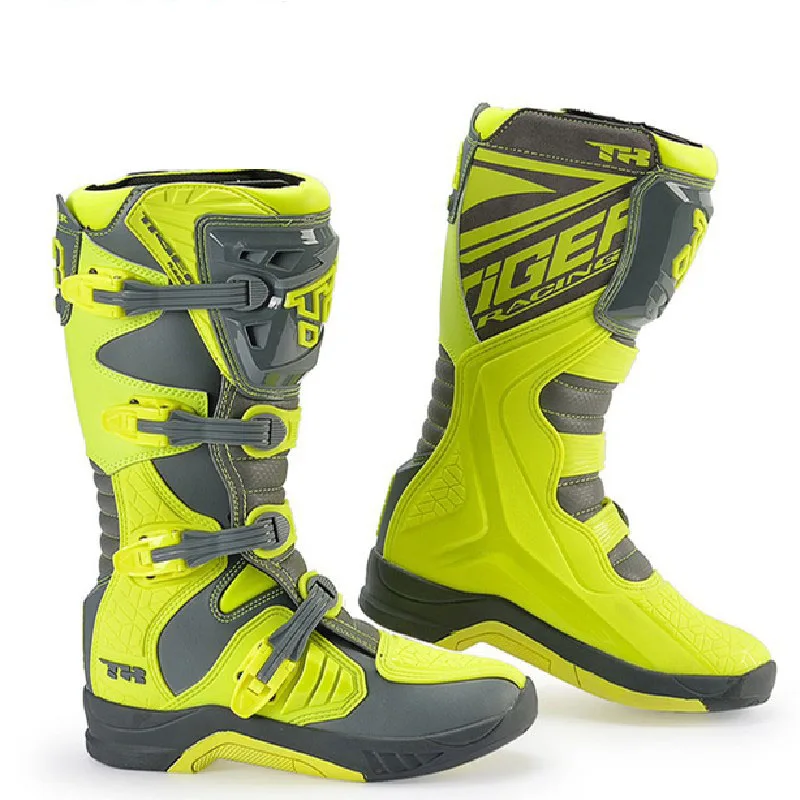 Botas MTR-E001 de Tpu MX Moto ADV para hombre, zapatos largos de carreras para Motocross, Enduro, a la moda, para invierno y verano, para MTB