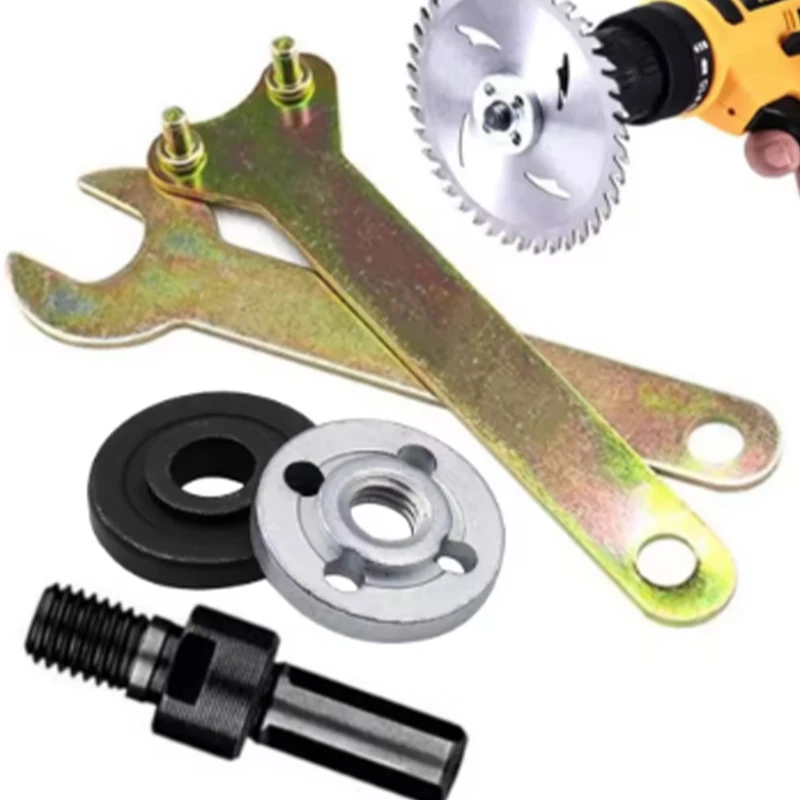 10mm Electric Drill Conversion Angle Grinder Connecting Rod for Cutting Disc Polishing Wheel Metals Handle Holder Adapter