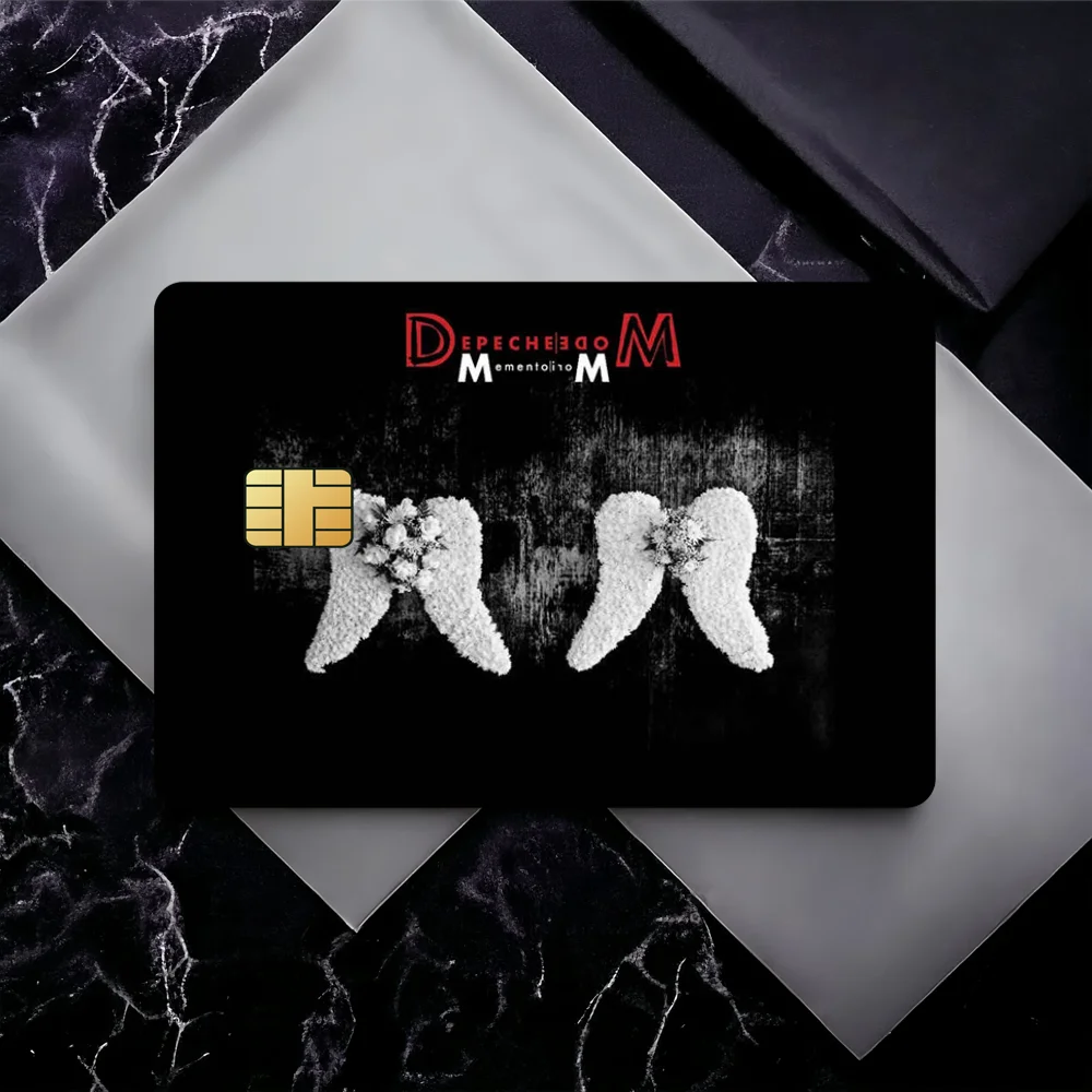 Band D-Depeche M-Mode Bank Credit Cards Bus Pass Stickers Cool Decoration Waterproof 4PCS Card
