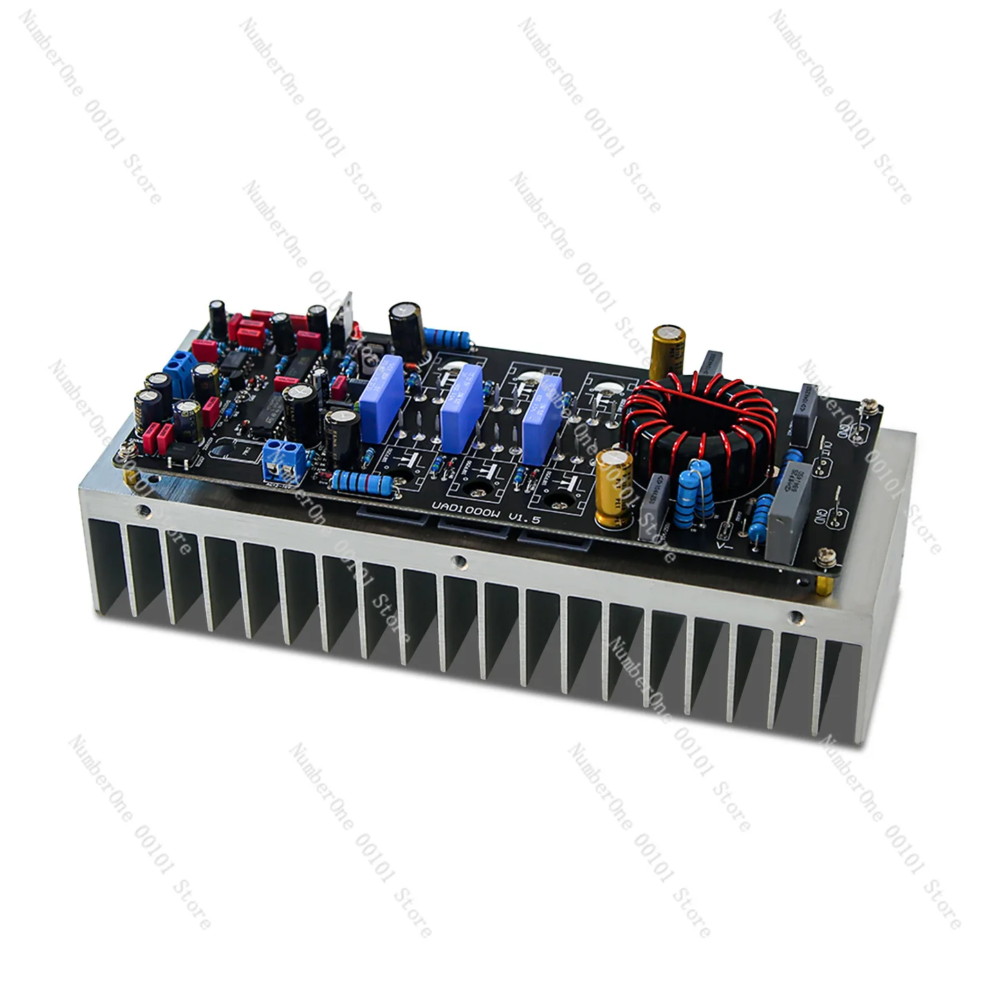 Uad1000w mono high-power digital amplifier board, audiophile-grade class-d hi-fi, includes heatsink