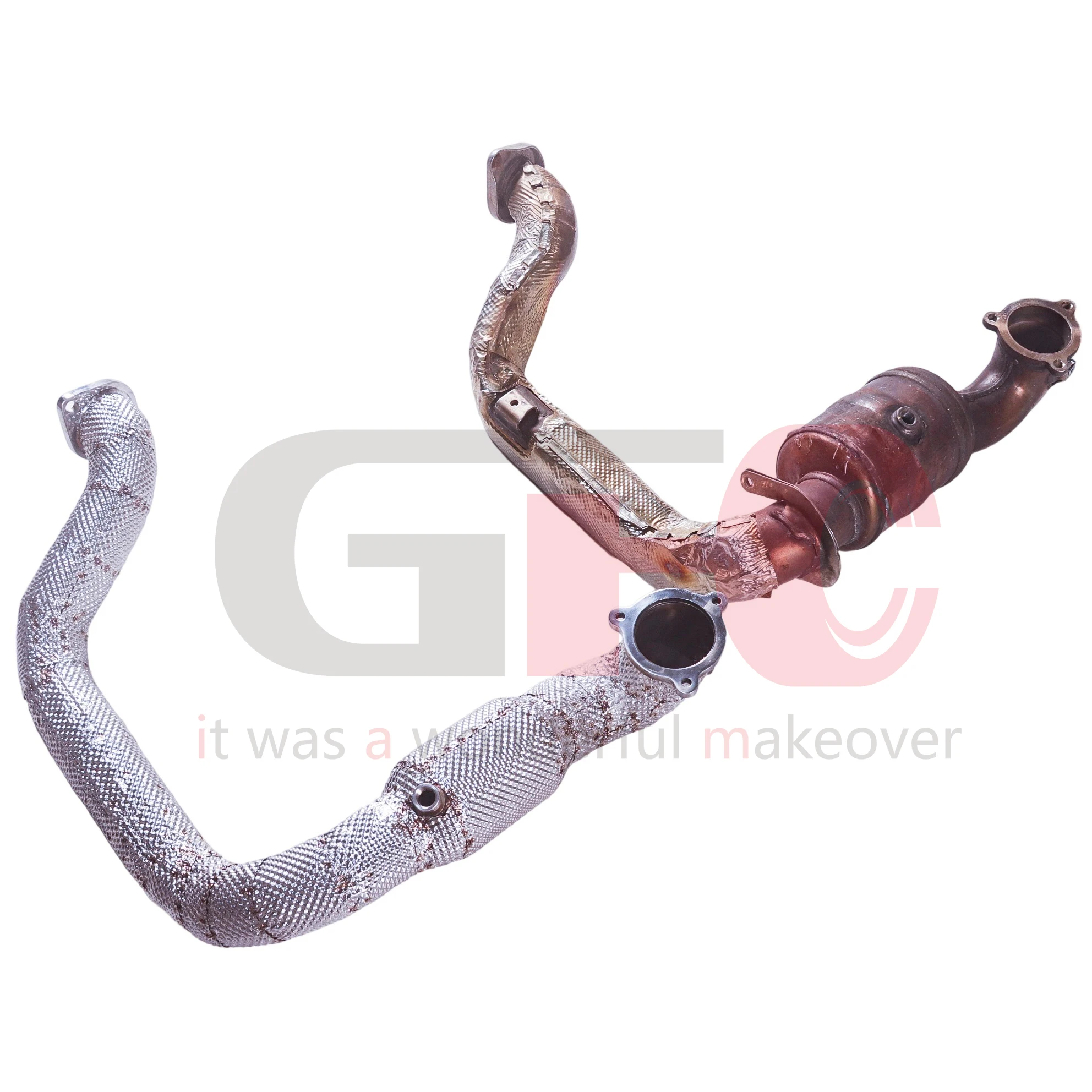 تخصيص 200 قطعة أنابيب استنزاف الفولاذ المقاوم للصدأ على شكل قرص العسل لعام 2022 ترقية نظام تصريف المركبات Mercedes-Benz A35 2.0T #3