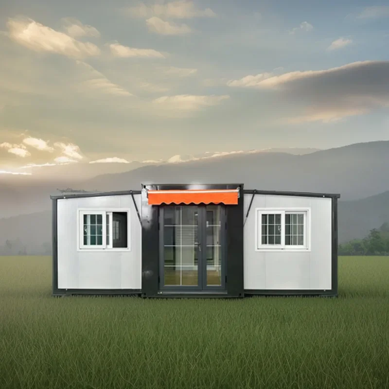 Customized New 20FT 40FT 3 Bedroom Luxury Living Home Prefab House Expandable Container Homes With Bathroom For America