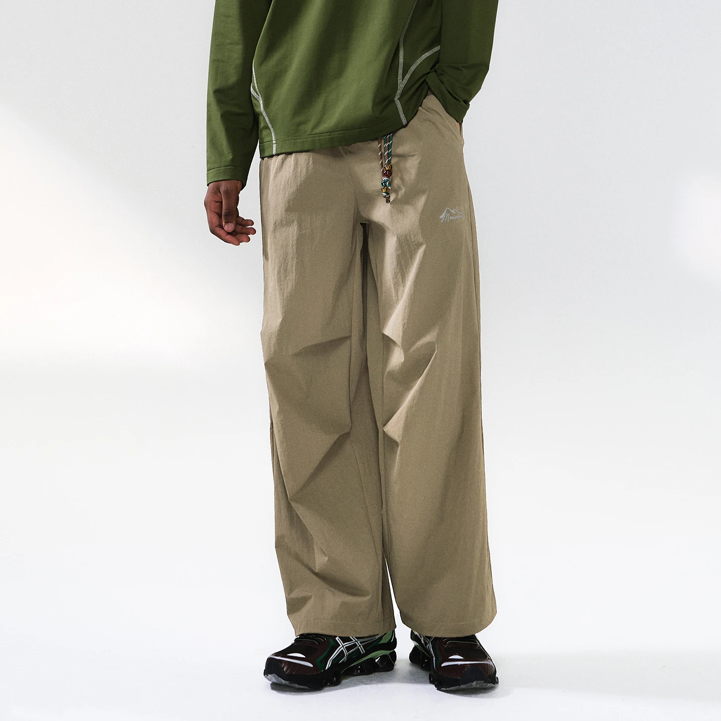 

Autumn New Arrival! Quick-drying & Breathable Outdoor Pants with Reflective Print - Straight-leg Casual Style
