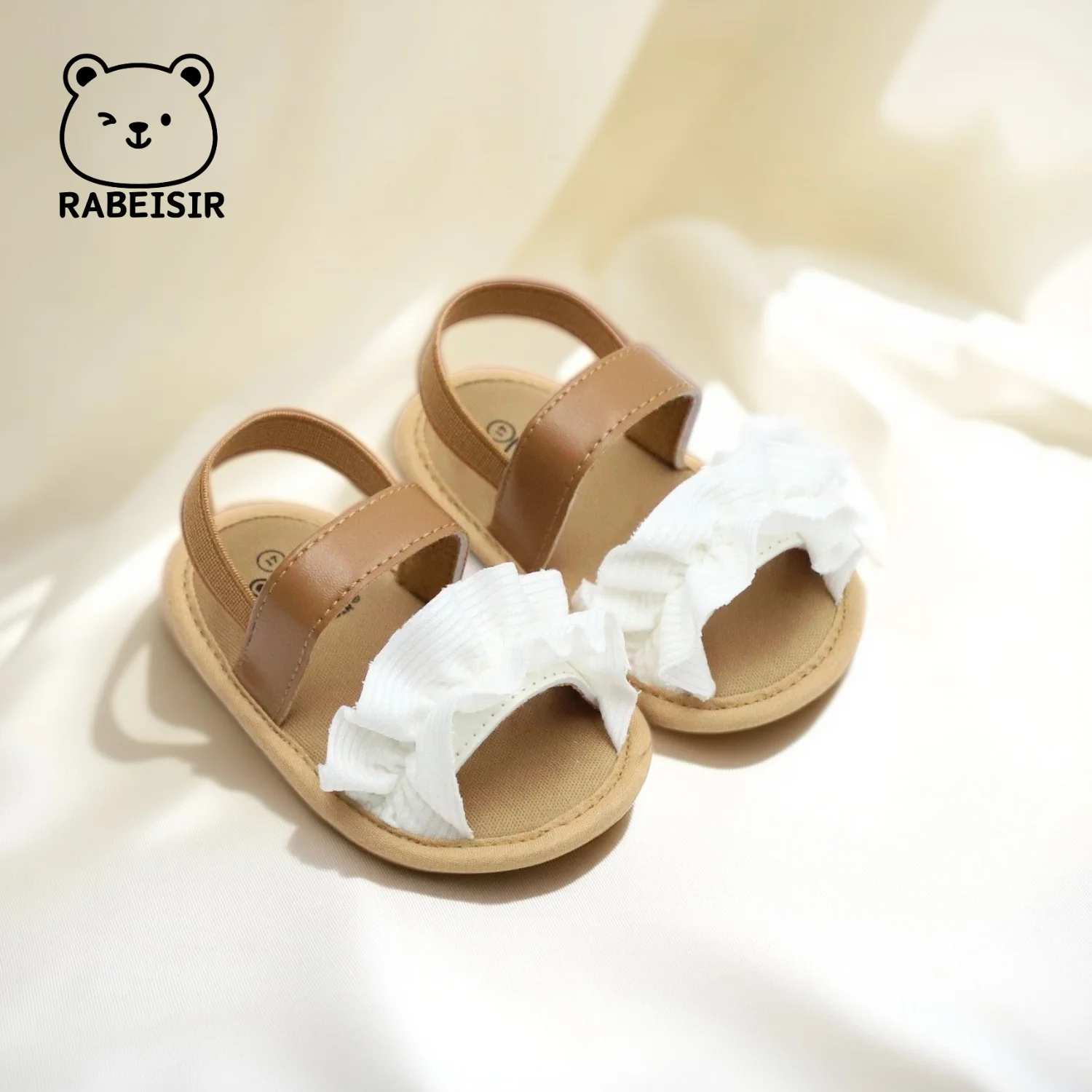 

Новые летние кружевные туфли принцессы для маленьких девочек, детские сандалии для малышей, обувь спереди на мягкой подошве, дышащая, нескользящая