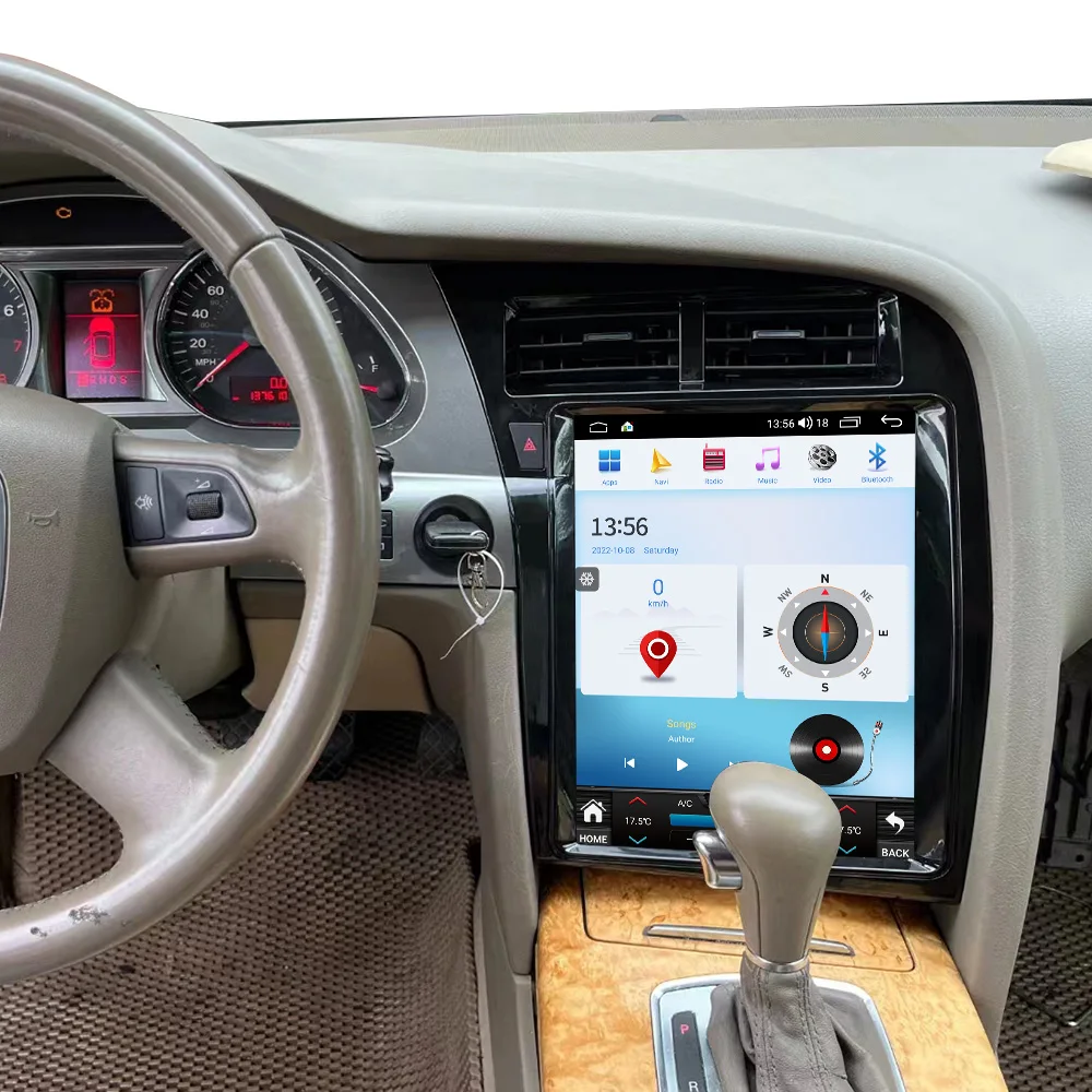 

Android 13 + 256G для Audi A6L 2005-2011 Tesla радио автомобиль GPS навигация лента видео мультимедийный плеер головное устройство авто стерео Carplay