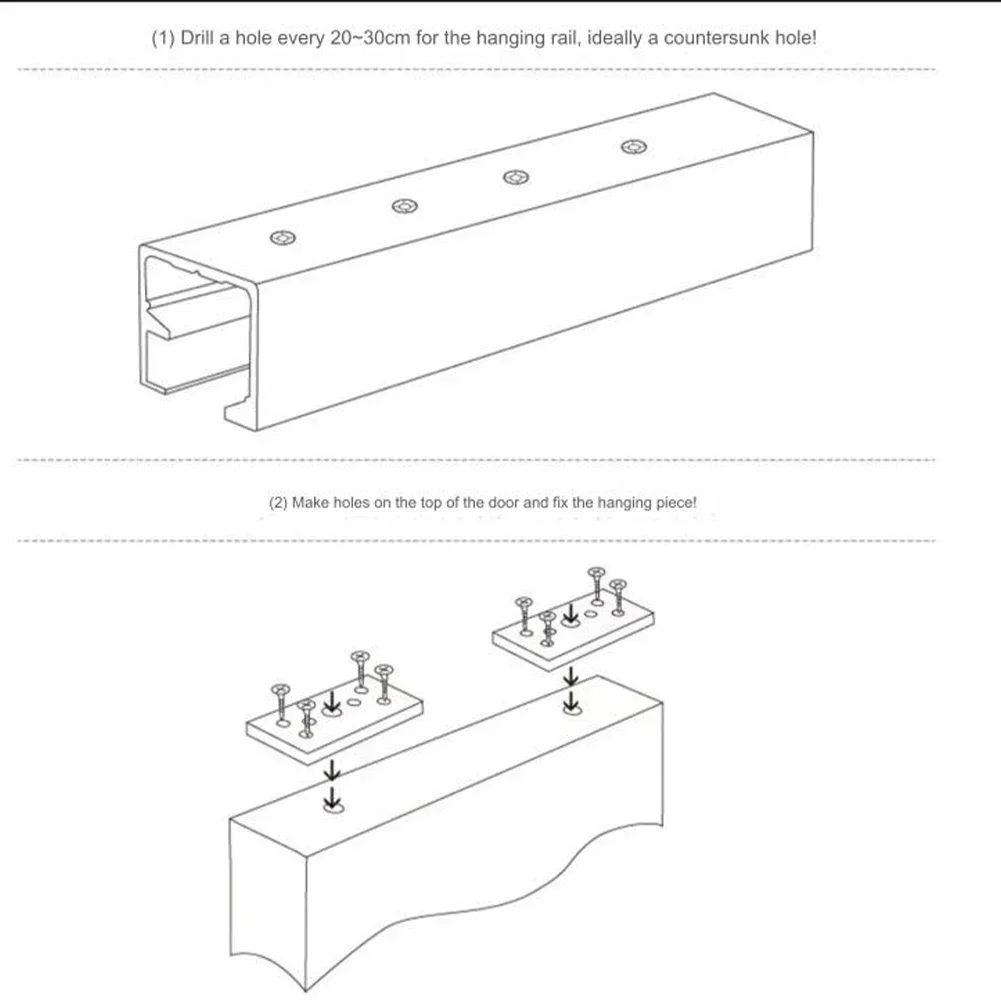 Setup Seamless Sliding Rotary Pulley Technology For Maximum 60kg Load Capacity Folding Door Pulley Sliding Track