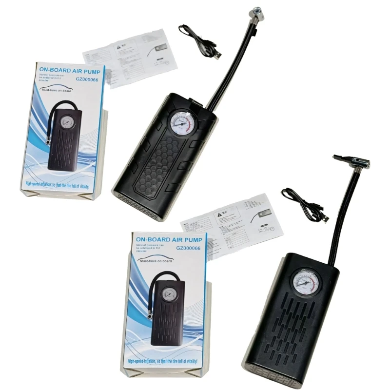 

High Performances Cordless Air Pumps with Digital Pressure Gauge & Strong ABS Construction for Vehicles & Motorcycles