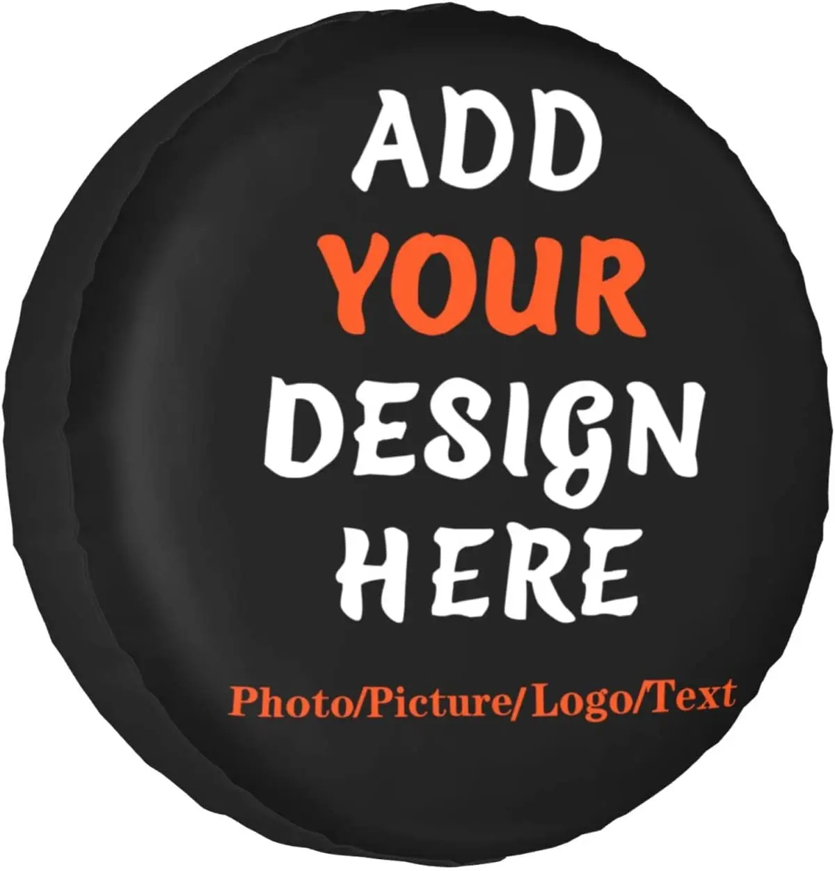 

Custom Spare Tire Covers, Personalized Design Your Own Picture Name Message and Text Waterproof Dust Proof Universal Wheel Tire