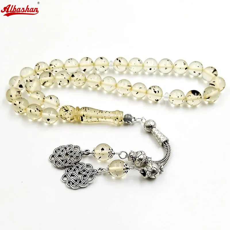 Tasbih Man's gift Eid al-Adha Muslim Rosary yellow Bracelets pusheen ALLA Misbaha