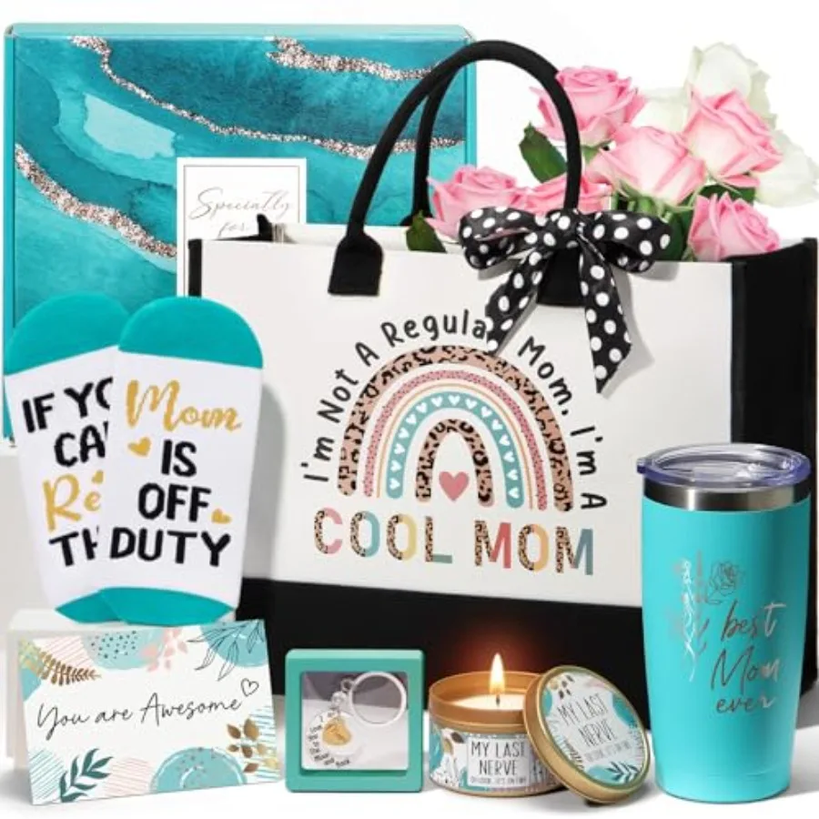 

Best Mom Valentines Day Gifts from Daughter Son kids Birthday Gift Basket for Mom Women Mother-in-Law Mama Mothers Day Gifts Ne