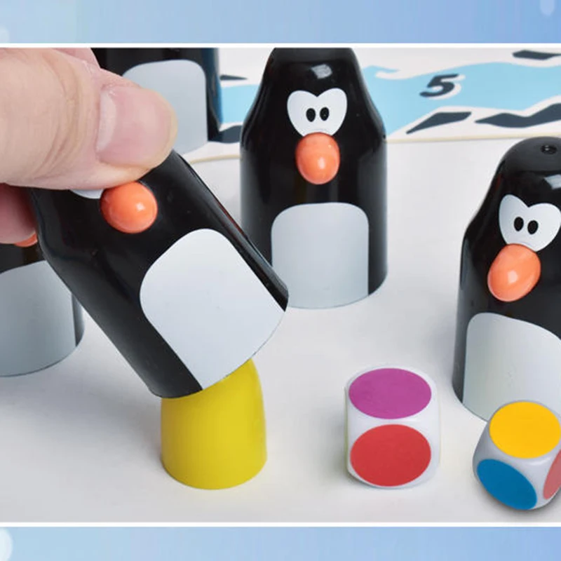 Children's Puzzle Game Penguin Memory Chess Game Educational Board Game Parent-Child Interactive Toy Gift for Kids
