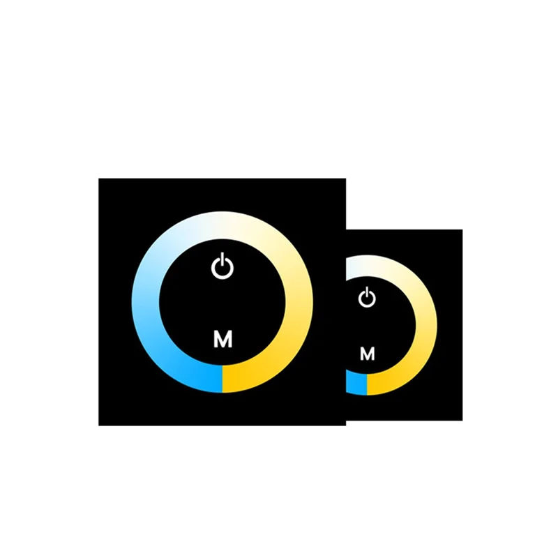 M11K-Touch 86 Panel Dual Color Controller For LED Dual Color Temperature Light Strip Dimmer DC12-24V