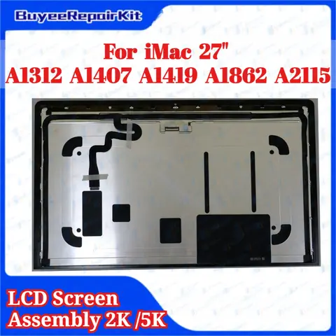 LCD Screen Display For iMac 27" A1312  A1407 A1419 A1862 A2115 LCD Screen Assembly 2K 5K 2011 2012 2013 2014 2015 2017 2019 2020