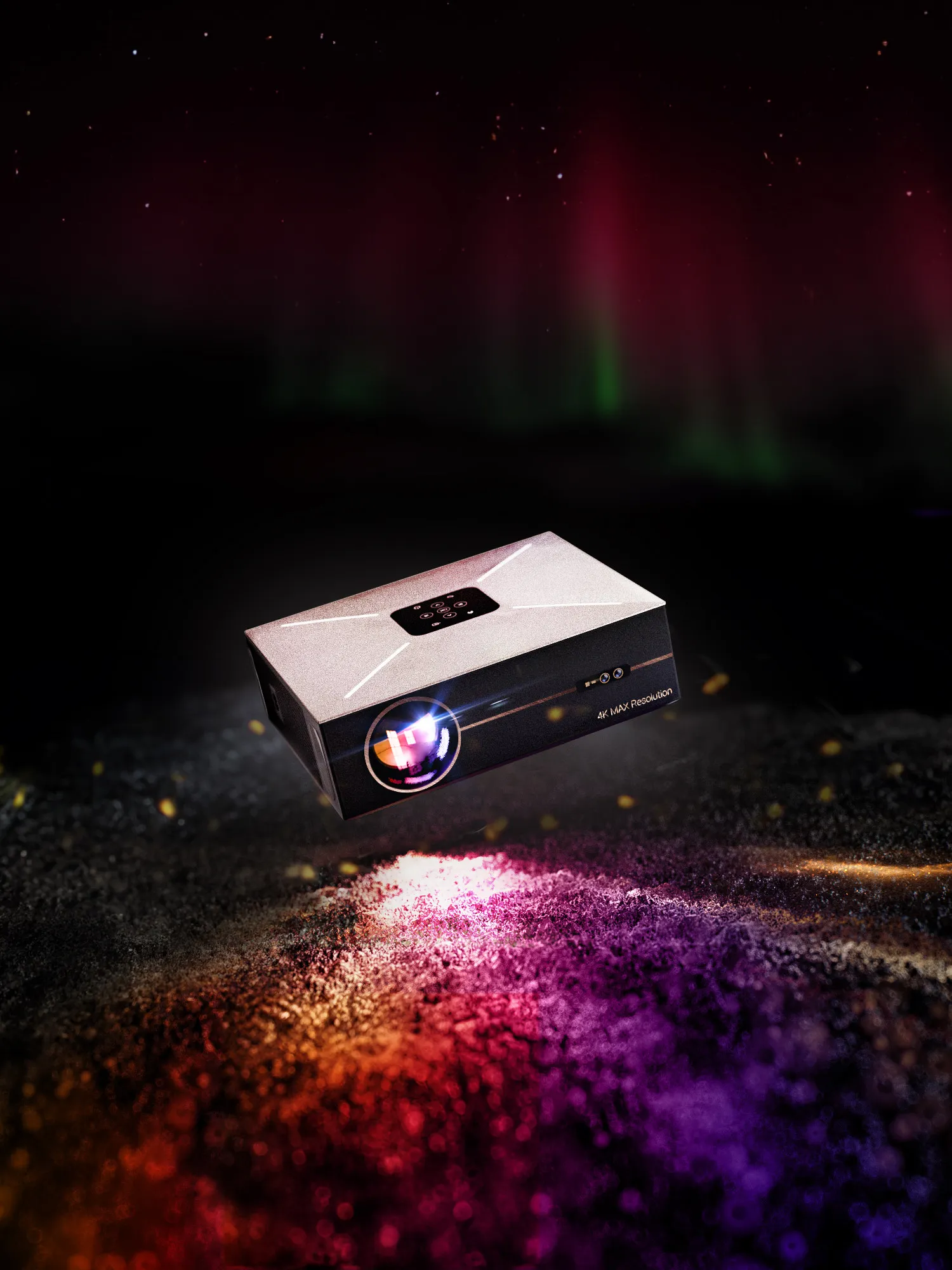 

2025 4K дневной видимый проектор 100-дюймовый домашний кинотеатр Коммерческий офис Открытый КТВ