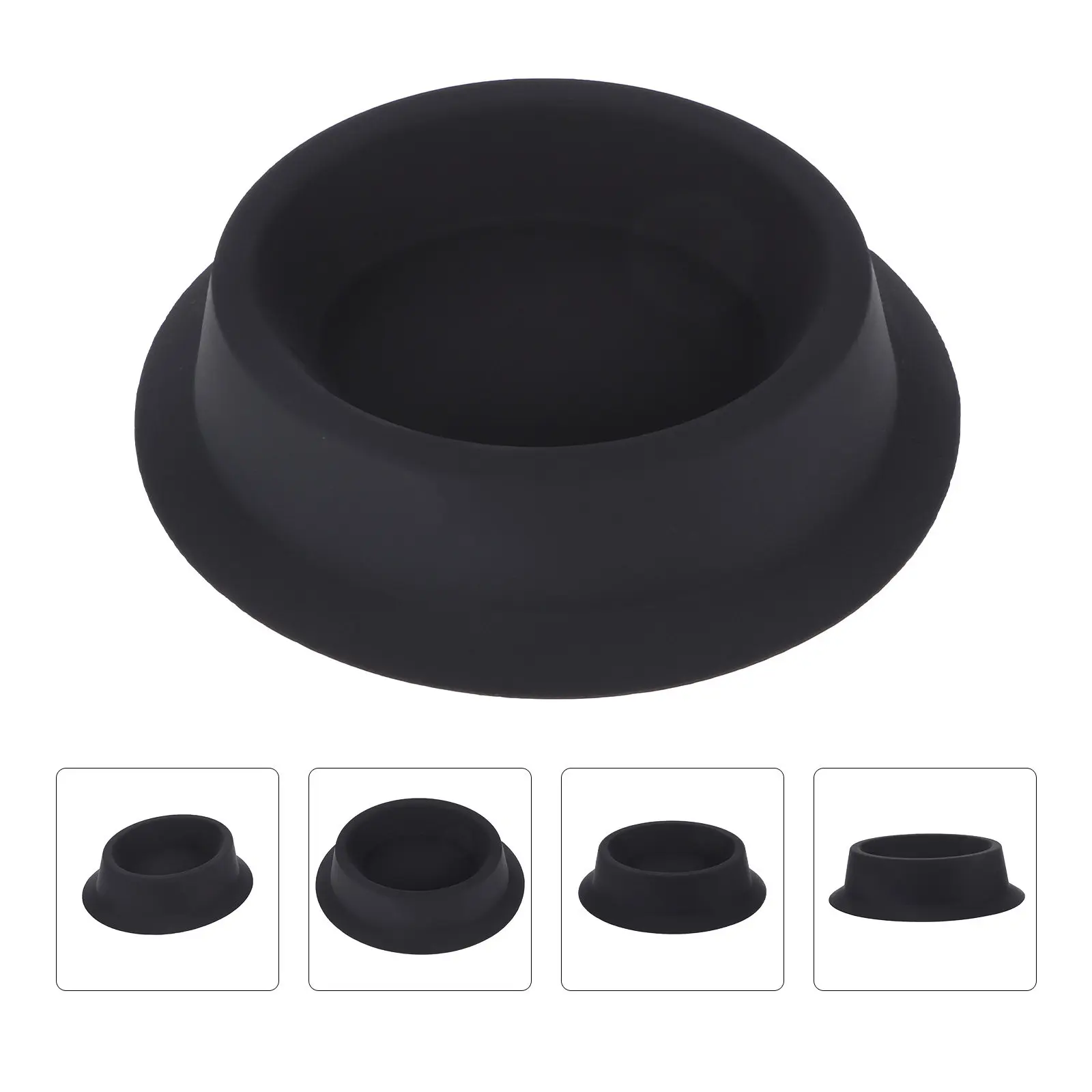 1Pcs Silicone Shaving Bowl Men Heavy Duty Thick Material Easy Storage Simple Design Large Capacity Shaving Cream Foaming Bowl
