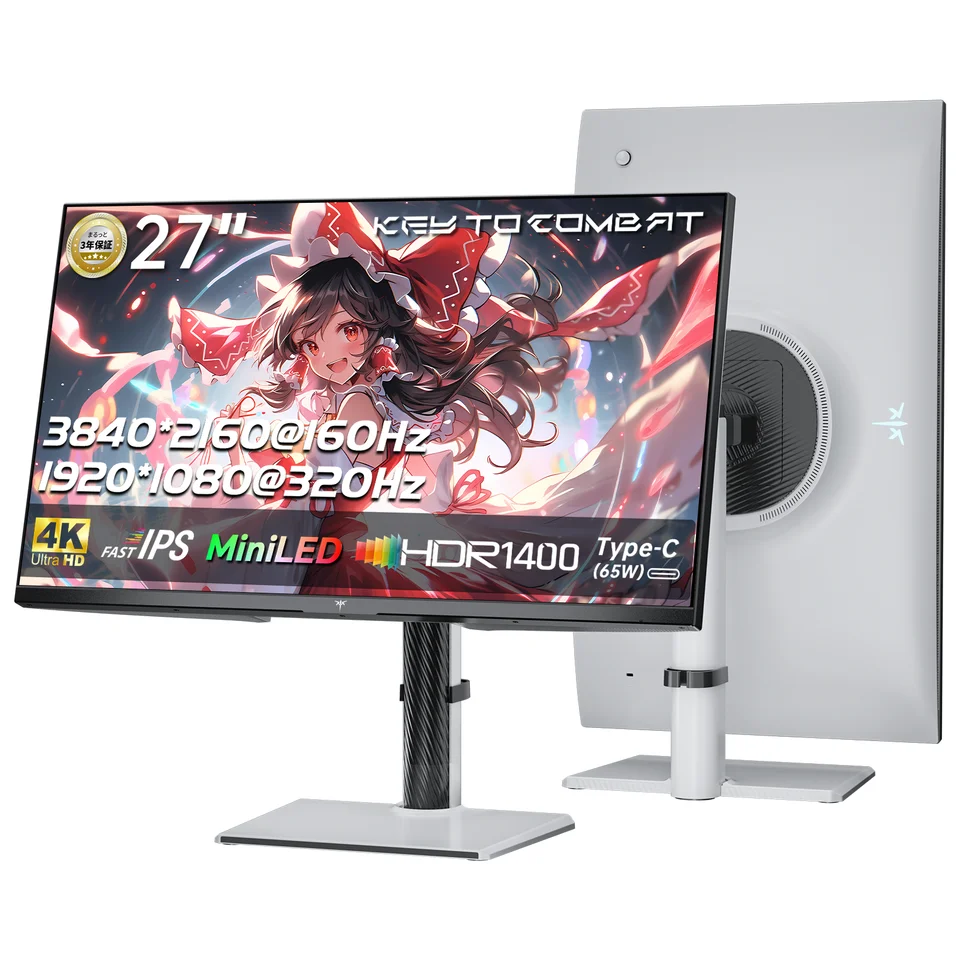 KTC 27インチ QD-MiniLED 4K UHD 量子ドットゲーミングモニター