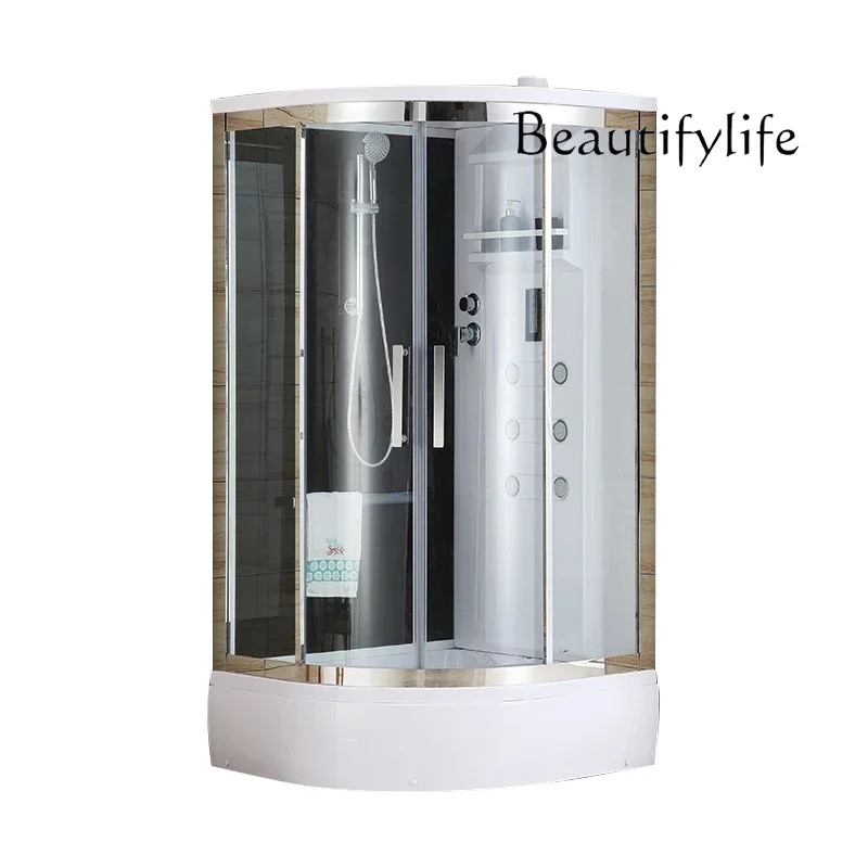 

LJYDoccia integrata chiusa con ventilatore ad arco in acciaio inossidabile 304, bagno integrale super spesso