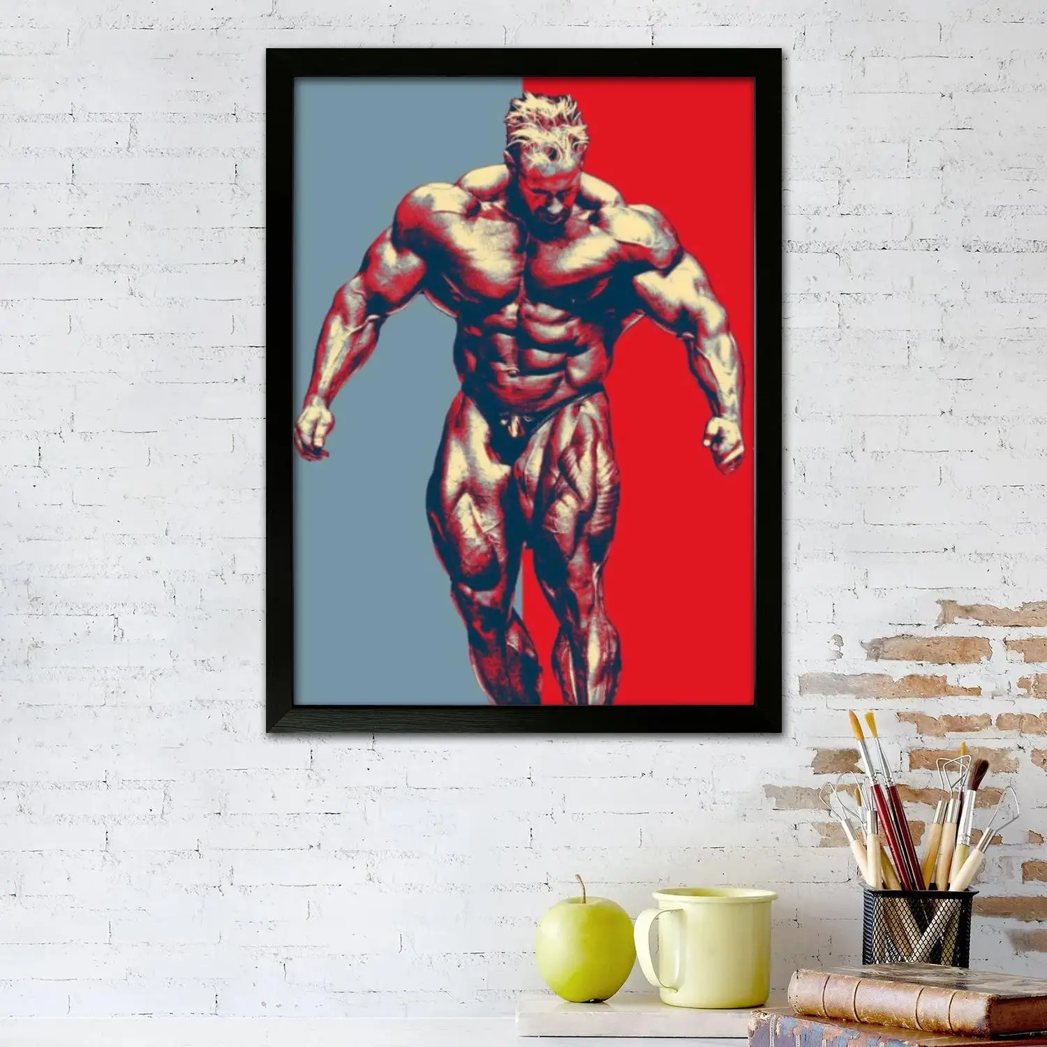 Póster artístico en lienzo de bodybuilder de jay cutler, impresión de imágenes artísticas de pared, carteles modernos para decoración de dormitorio familiar, pintura decorativa