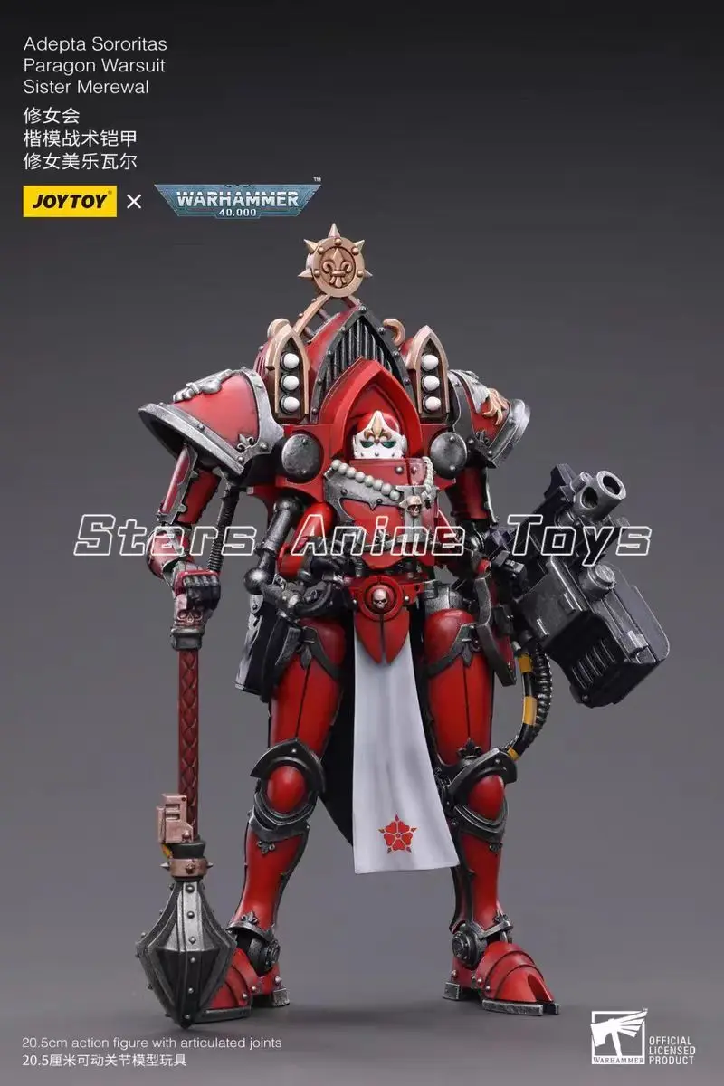 

В наличии Оригинальная фигурка JOYTOY 1/18 Warhammer 40000 Adepta Sororitas Paragon Warsuit Sister Merewal, модель игрушки